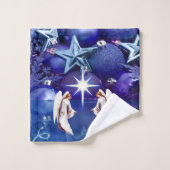 Serviettes de bain de Noël, Ange de Noël (Gant de toilette)