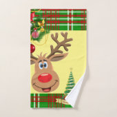Serviettes de bain de Noël, Elfe (Serviette à main)
