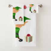 Serviettes de bain de Noël, Elfe (En situation)