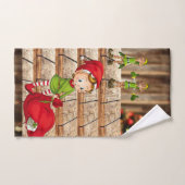 Serviettes de bain de Noël, Elfe (Serviette à main)