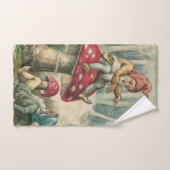 Serviettes de bain de Noël, Elfe Vintage (Serviette à main)