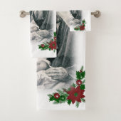 Serviettes de bain de Noël, Jésus Christ (En situation)