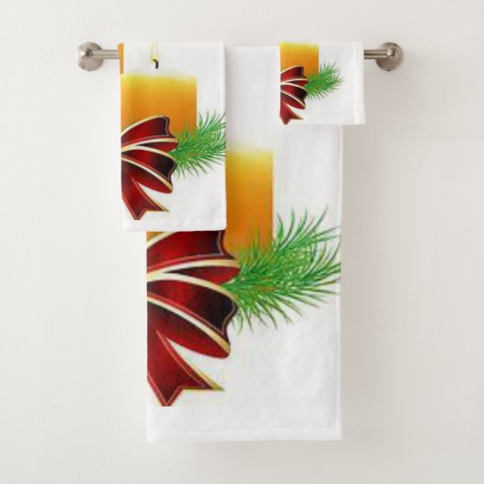 Serviettes de bain de Noël, Joyeuses vacances (En situation)