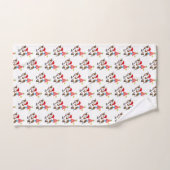 Serviettes de bain de Noël, Vaches (Serviette à main)