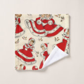 Serviettes de bain de Noël, Vintage (Gant de toilette)
