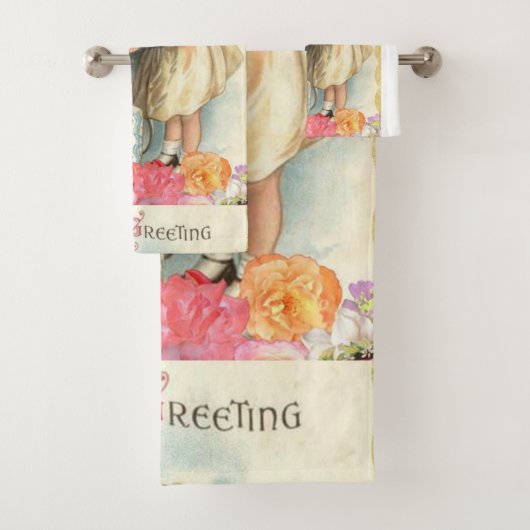 Serviettes de bain de Pâques (En situation)