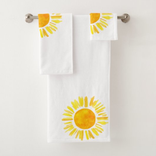 Serviettes De Bain De Soleil (En situation)