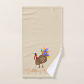 Serviettes de bain de Thanksgiving pour citrouille (Serviette à main)