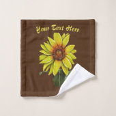 Serviettes De Bain De Tournesol (Gant de toilette)