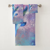 Serviettes de bain Dolphin Couple (En situation)
