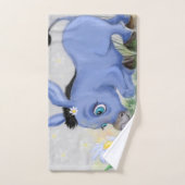 Serviettes de bain Donkey et Daisy (Serviette à main)