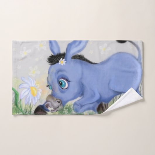 Serviettes de bain Donkey et Daisy (Serviette à main)
