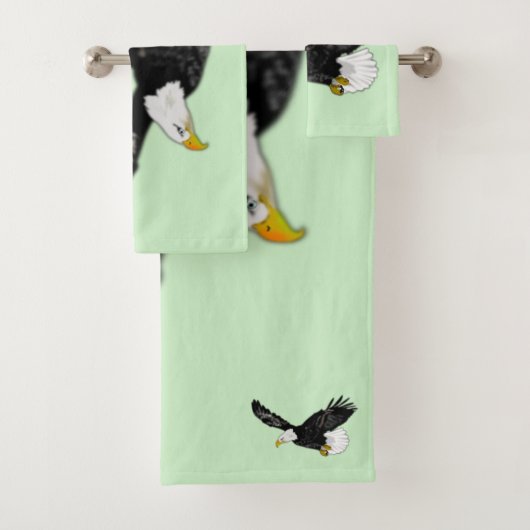 Serviettes de bain Eagle - Choisissez des couleurs (En situation)