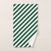 Serviettes De Bain En Diagonale Vert (Serviette à main)