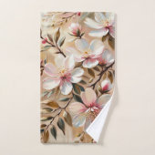 Serviettes De Bain En Fleur (Serviette à main)