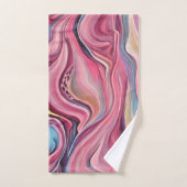 Serviettes de bain en or rose (Serviette à main)