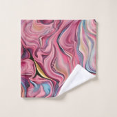 Serviettes de bain en or rose (Gant de toilette)