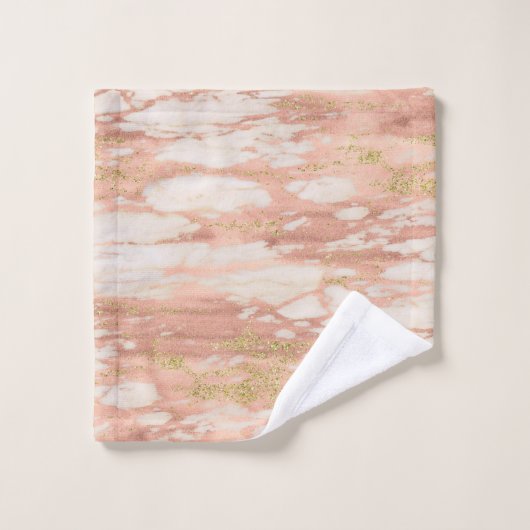 Serviettes de bain en pierre rose marbre rose (Gant de toilette)