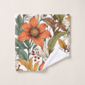 Serviettes de bain en terre cuite olive Rustic Aut (Gant de toilette)