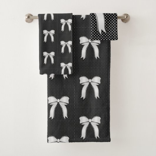Serviettes de bain ensemble Bow (En situation)