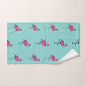 Serviettes de bain Ensemble Cadeau Flamant Rose Tu (Serviette à main)