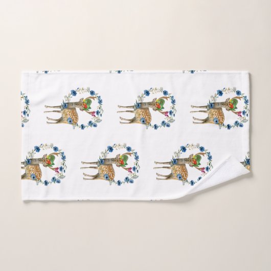 Serviettes De Bain Ensembles De Fruits De Cerf Flo (Serviette à main)