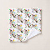 Serviettes De Bain Ensembles, Joyeux gâteau Possum (Gant de toilette)