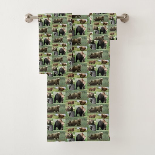 Serviettes De Bain Ensembles Ours (En situation)