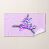 Serviettes de bain femme danseuse de ballet (Serviette à main)