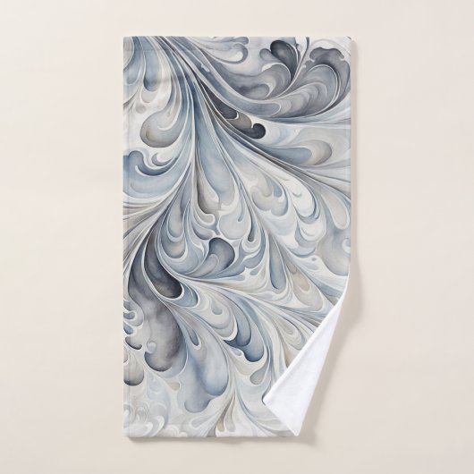 Serviettes de bain Feuilles Abstraites (Serviette à main)