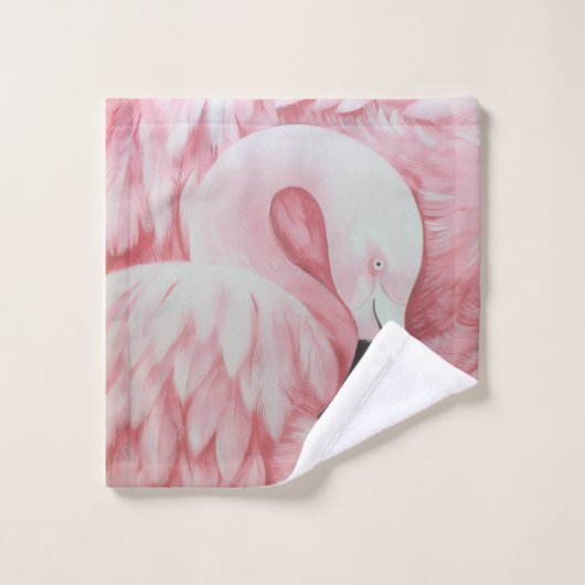Serviettes de bain flamants roses (Gant de toilette)