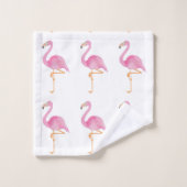Serviettes de bain flamboyantes roses (Gant de toilette)