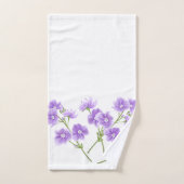Serviettes de bain Fleurs sauvages violets (Serviette à main)