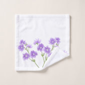 Serviettes de bain Fleurs sauvages violets (Gant de toilette)
