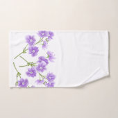 Serviettes de bain Fleurs sauvages violets (Serviette à main)