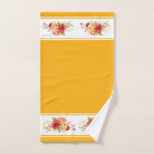 Serviettes de bain florales aquarelle (Serviette à main)