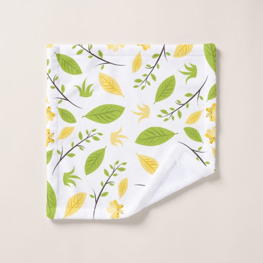 Serviettes De Bain Florales Spring Set (Gant de toilette)