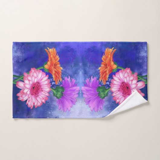 Serviettes de bain Gerbera Daisy (Serviette à main)