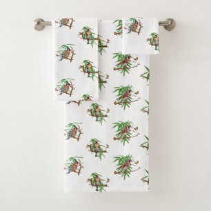 Serviettes de bain Goldies Frenzy (Blanc)