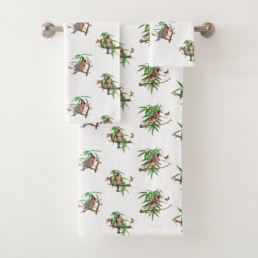 Serviettes de bain Goldies Frenzy (Blanc) (En situation)