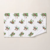 Serviettes de bain Goldies Frenzy (Blanc) (Serviette à main)