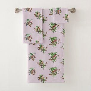 Serviettes de bain Goldies Frenzy (Rose)
