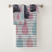 Serviettes de bain Jeux Ananas Gorilla Stripe (En situation)