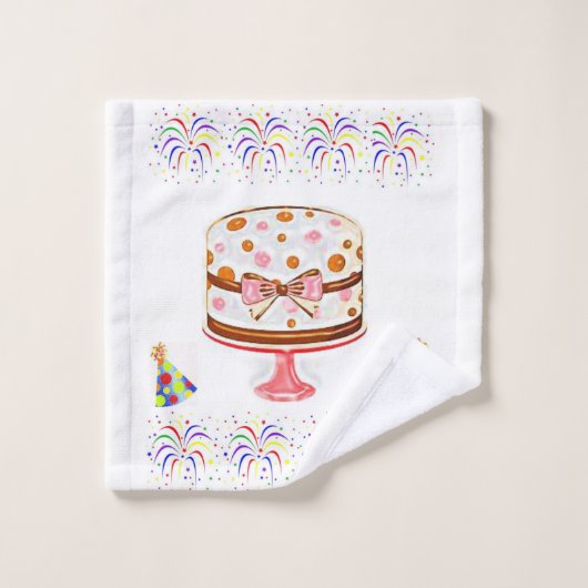 Serviettes de bain Jeux Anniversaire (Gant de toilette)