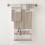 Serviettes De Bain Jeux Brown (En situation)