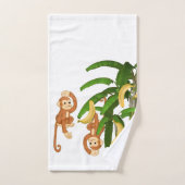 Serviettes de bain Jeux Brown singes (Serviette à main)