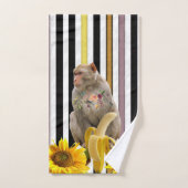Serviettes de bain Jeux de bandes Singe (Serviette à main)