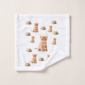 Serviettes de bain Jeux de chats (Gant de toilette)