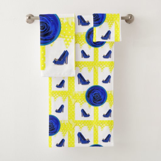 Serviettes de bain Jeux de chaussures (En situation)