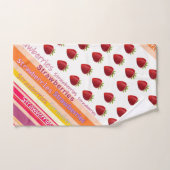 Serviettes de bain Jeux de fraises (Serviette à main)
